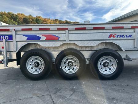 New 2025 K-Trail 16' Telescopic Dump (23,995 GVWR)