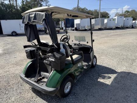 Used 2021 Yamaha 2 Seater Quiet Tech Gas Golf Cart with Enclosure