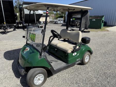 Used 2021 Yamaha 2 Seater Quiet Tech Gas Golf Cart with Enclosure