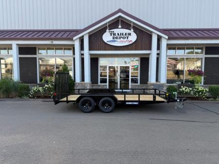 New Sure-Trac 7′ X 16′ OPEN LANDSCAPE TRAILER 7K