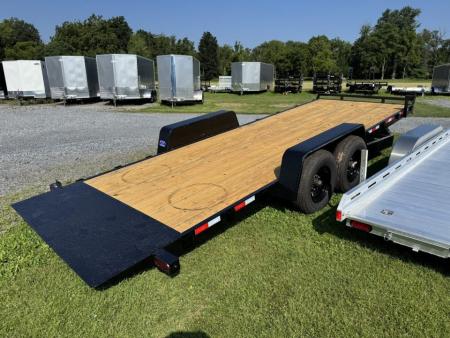 New 2027 Down 2 Earth Trailers DTE8222WCHT7B Equipment Trailer 14K POWER TILT DECK, 22 FOOT, SALE ON NOW