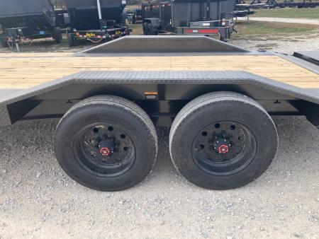 New 2027 MAXX-D 102x24 TANDEM 22K GN W/ 5' DOVE, MAX RAMPS & DRIVE OVER FENDERS Equipment Trailer