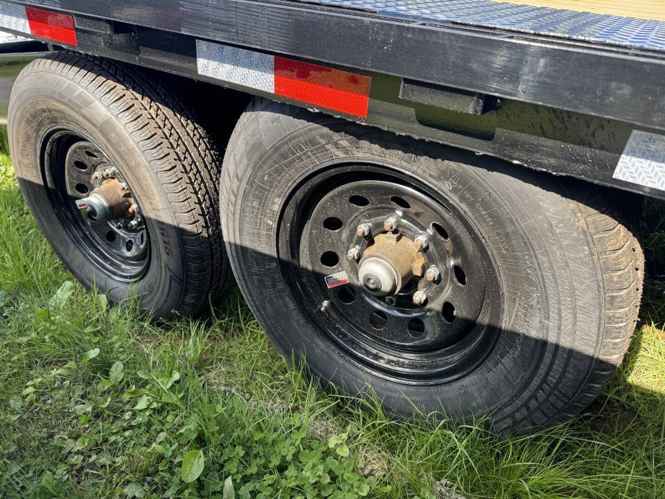 New 2027 Down 2 Earth Trailers DTE824DOT7B Equipment Trailer 14K POWER TILT DECK, 24 FOOT