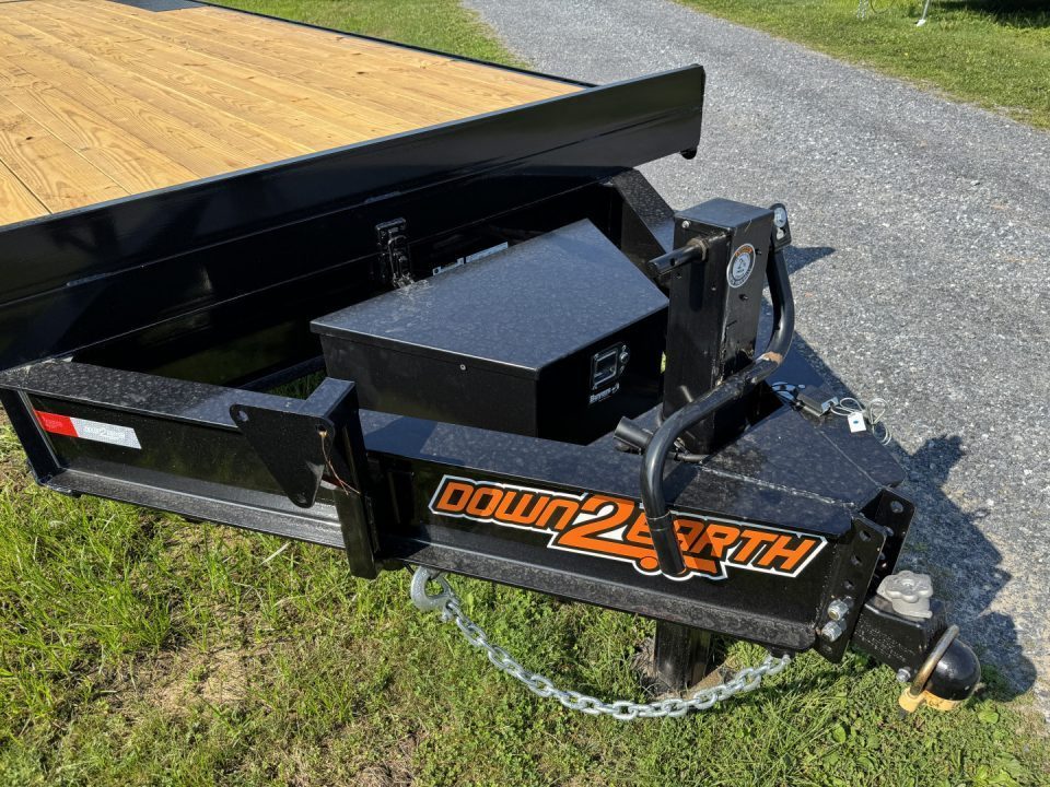 New 2027 Down 2 Earth Trailers DTE826DOT7B Equipment Trailer 14K POWER TILT DECK, 26 FOOT, ON SALE NOW