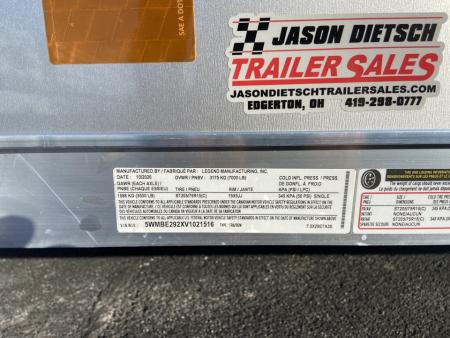 New Legend 7.5X29 Snowmobile Trailer