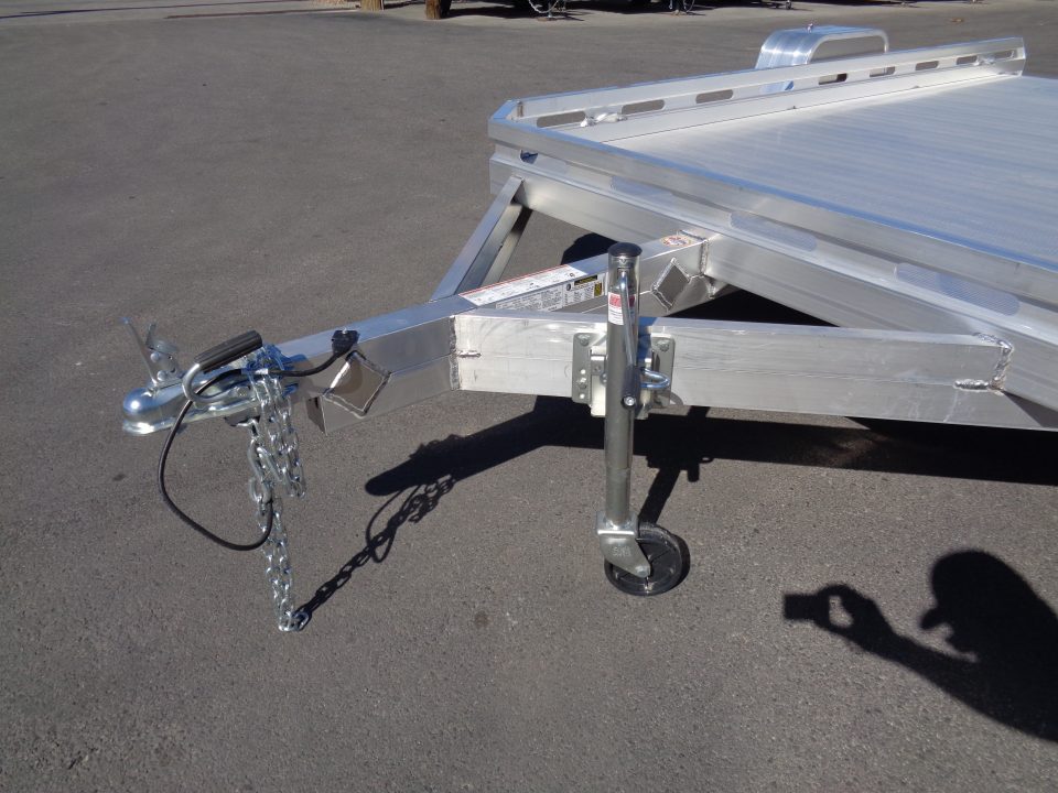 New 2027 Aluma * 7814H-SLR * 12Ft Single Axle Utility Trailer w/ Slide in Ramp
