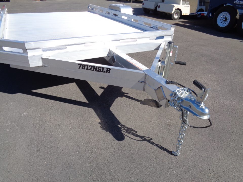 New 2027 Aluma * 7814H-SLR * 12Ft Single Axle Utility Trailer w/ Slide in Ramp