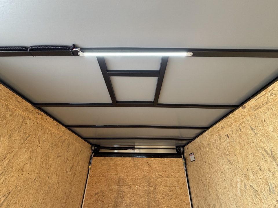 Used 2025 7X12 Covered Wagon Cargo Trailer