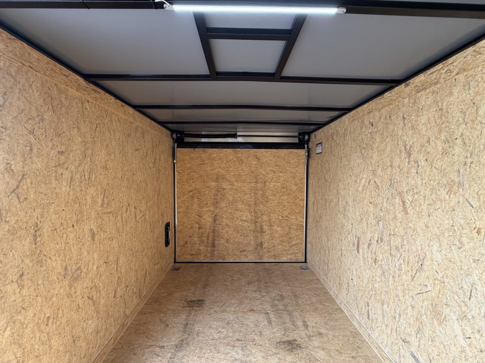 Used 2025 7X12 Covered Wagon Cargo Trailer
