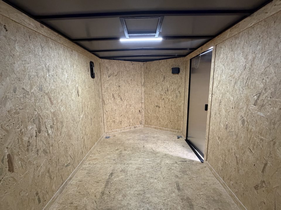 Used 2025 7X12 Covered Wagon Cargo Trailer