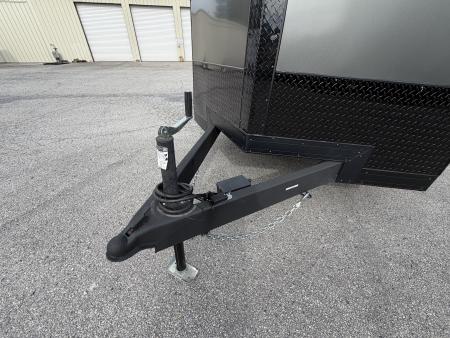 Used 2025 7X12 Covered Wagon Cargo Trailer