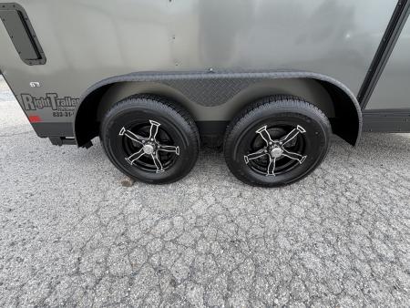 Used 2025 7X12 Covered Wagon Cargo Trailer