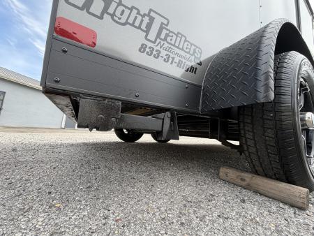 Used 2025 7X12 Covered Wagon Cargo Trailer