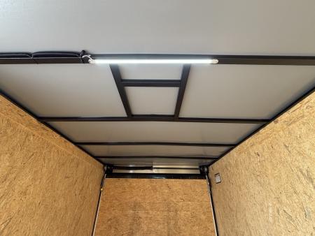 Used 2025 7X12 Covered Wagon Cargo Trailer