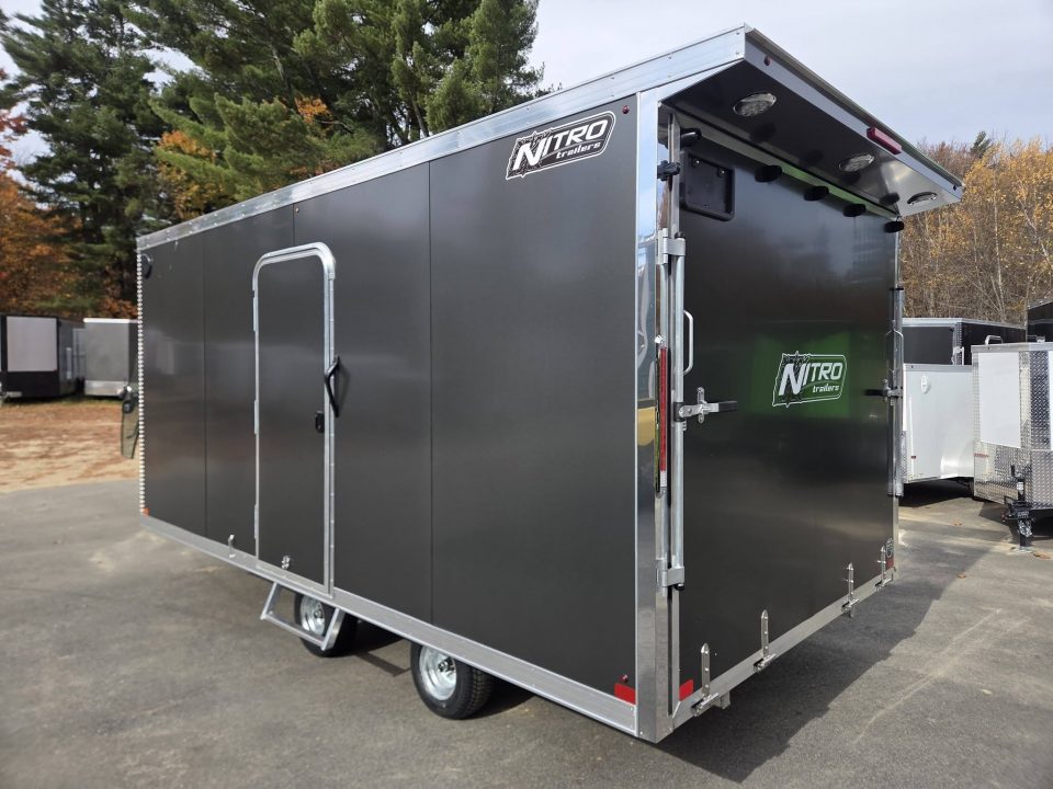 New 2027 Nitro 101X16 SNOWMOBILE TRAILER DRIVE IN DRIVE OUT Snowmobile Trailer