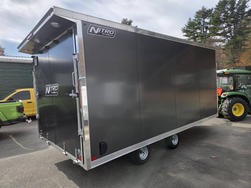 New 2027 Nitro 101X16 SNOWMOBILE TRAILER DRIVE IN DRIVE OUT Snowmobile Trailer