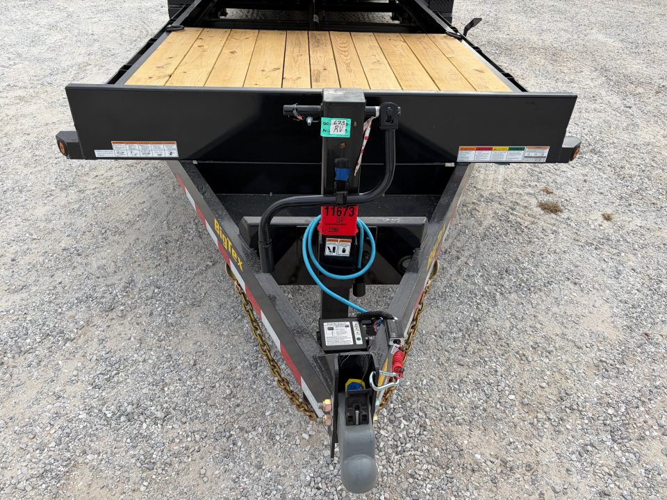 New 2027 Big Tex 80X22 TANDEM 14K GRAVITY TILT W/ 6' STATIONARY
