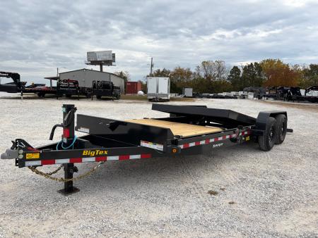 New 2027 Big Tex 80X22 TANDEM 14K GRAVITY TILT W/ 6' STATIONARY