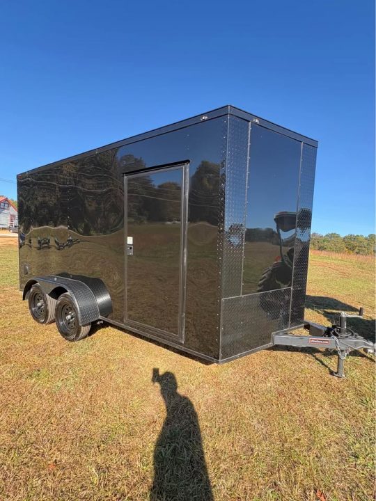 Used 2027 Southern Trailers 7x14 Tandem Axle w/Ramp Cargo / Enclosed Trailer