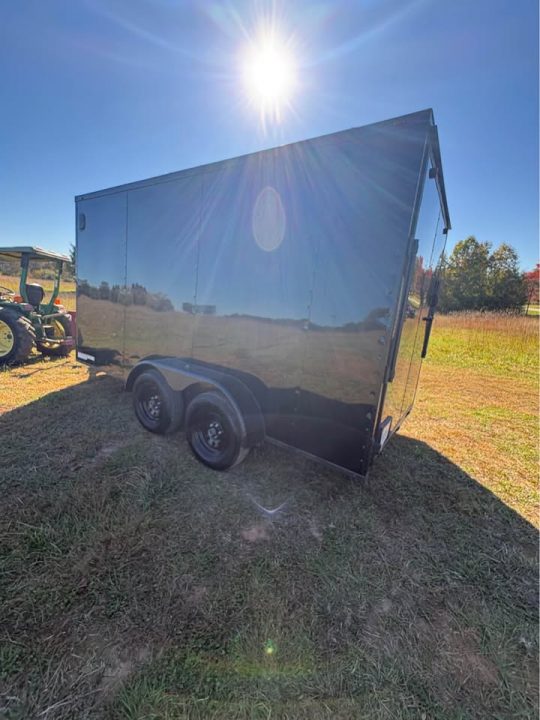 Used 2027 Southern Trailers 7x14 Tandem Axle w/Ramp Cargo / Enclosed Trailer