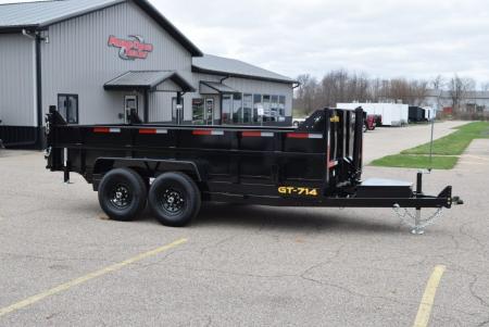 New 2027 Griffin Trailers 7x14 14K Telescoping Cylinder Dump Trailer