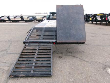Used 2021 PJ Trailers GN2432 Flatbed Trailer