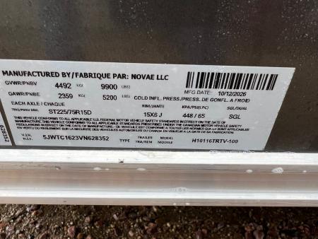 New 2027 H&H Trailers 8.5 x 16 Cargo / Enclosed Trailer