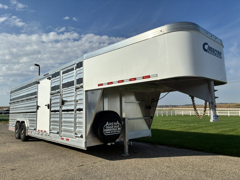 New 2027 Cimarron Trailers 26' x 8' Stock Trailer