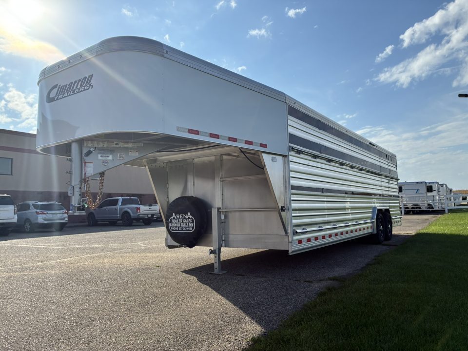 New 2027 Cimarron Trailers 26' x 8' Stock Trailer