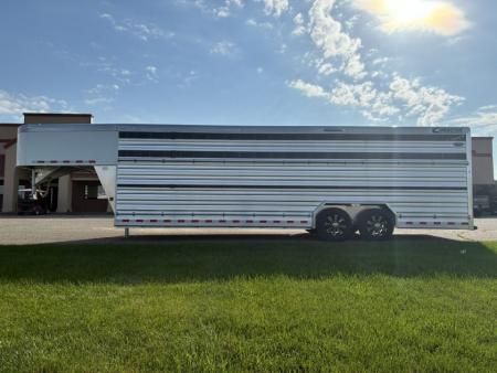 New 2027 Cimarron Trailers 26' x 8' Stock Trailer