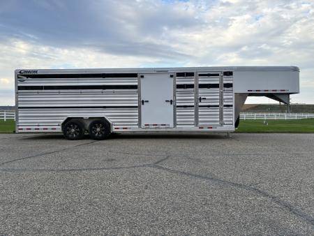 New 2027 Cimarron Trailers 26' x 8' Stock Trailer