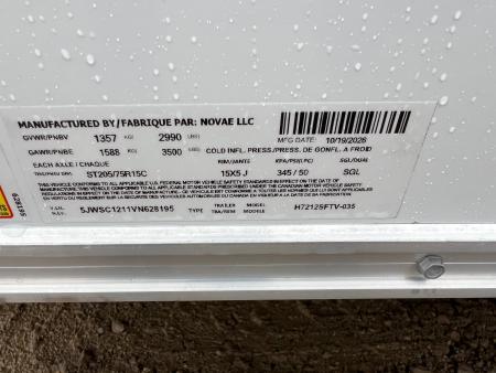 New 2027 H&H Trailers 6 x 12 Enclosed Cargo / Enclosed Trailer