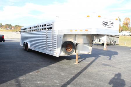 Used 2005 4-Star Trailers GOOSENECK Stock / Stock Combo Trailer
