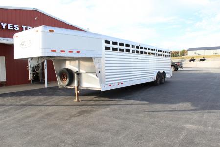 Used 2005 4-Star Trailers GOOSENECK Stock / Stock Combo Trailer