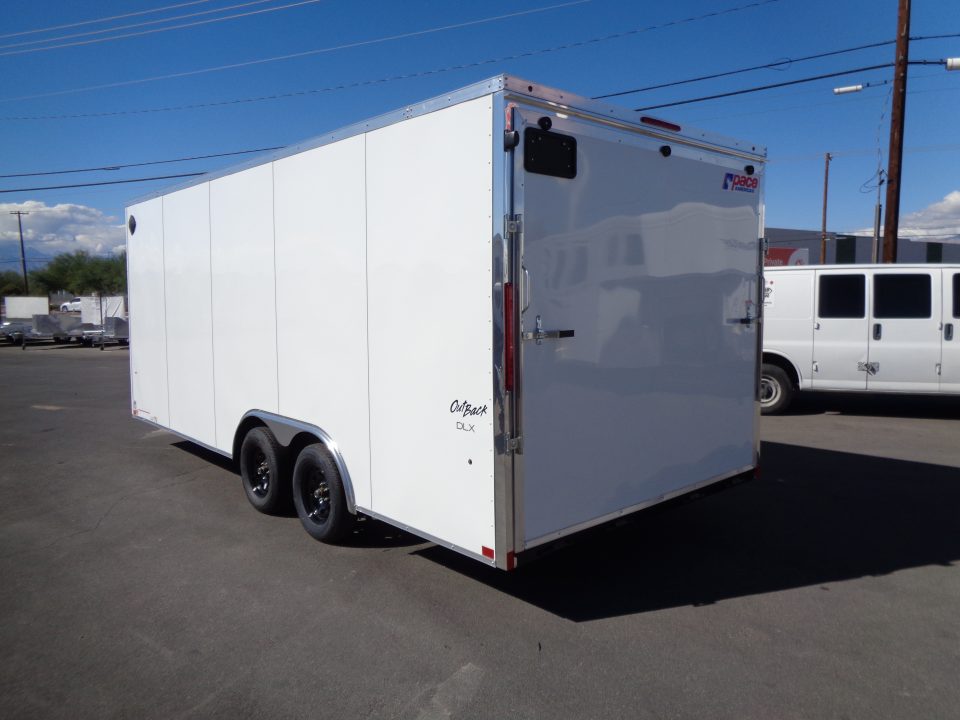 New 2027 Pace American * Out Back DLX * 8.5x20 Tandem Axle 7k Enclosed Car Hauler
