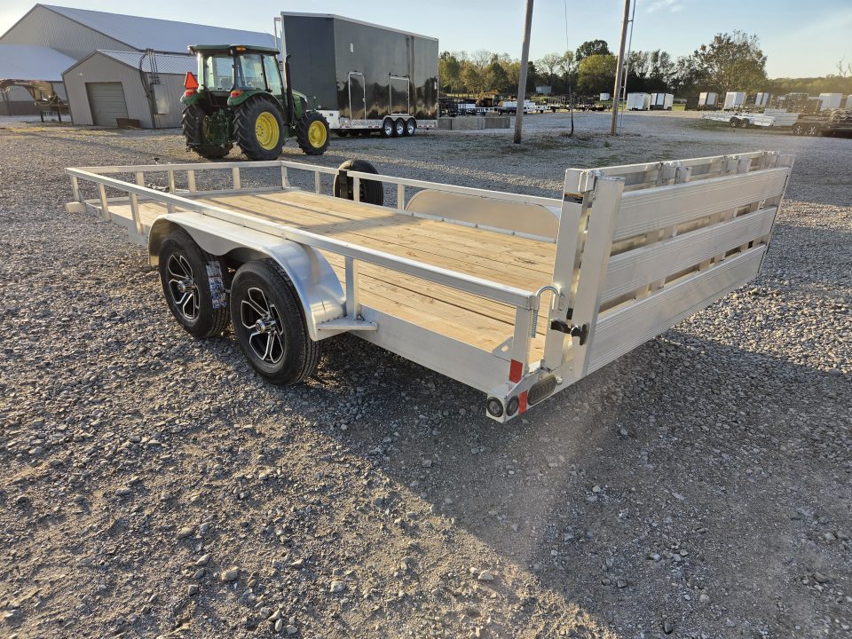 New 2027 Load Trail 83X16 TANDEM 7K ALUMINUM UTILITY W/BI-FOLD GATE
