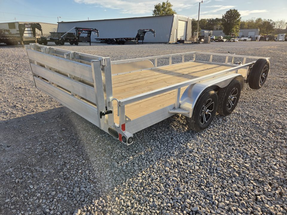 New 2027 Load Trail 83X16 TANDEM 7K ALUMINUM UTILITY W/BI-FOLD GATE