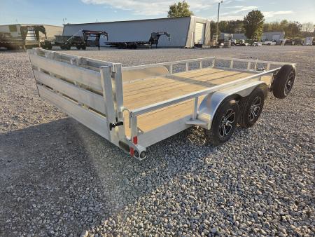 New 2027 Load Trail 83X16 TANDEM 7K ALUMINUM UTILITY W/BI-FOLD GATE