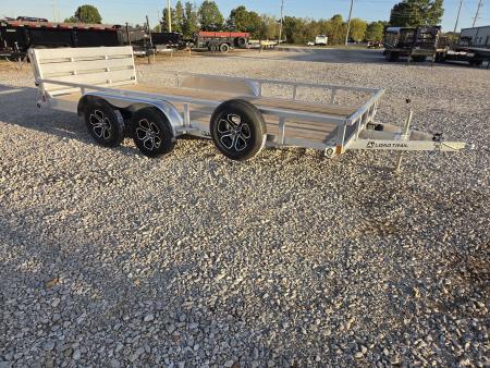 New 2027 Load Trail 83X16 TANDEM 7K ALUMINUM UTILITY W/BI-FOLD GATE