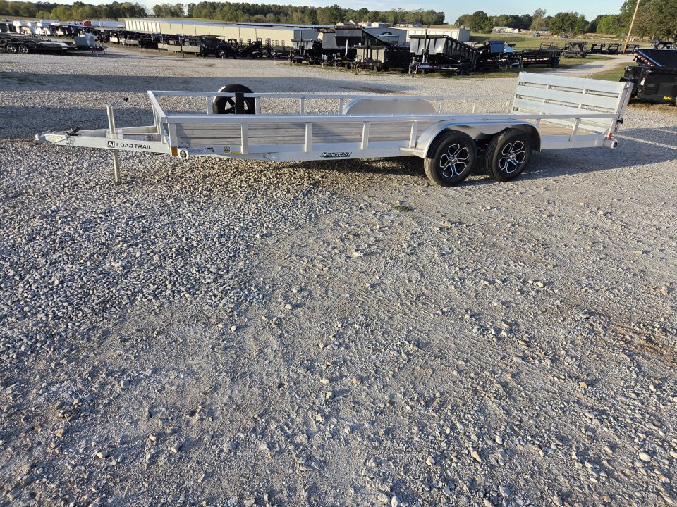 New 2027 Load Trail 83X20 TANDEM 7K ALUMINUM UTILITY W/BI-FOLD GATE & SPARE