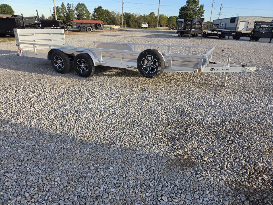 New 2027 Load Trail 83X20 TANDEM 7K ALUMINUM UTILITY W/BI-FOLD GATE & SPARE