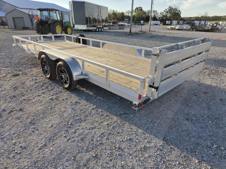 New 2027 Load Trail 83X20 TANDEM 7K ALUMINUM UTILITY W/BI-FOLD GATE & SPARE