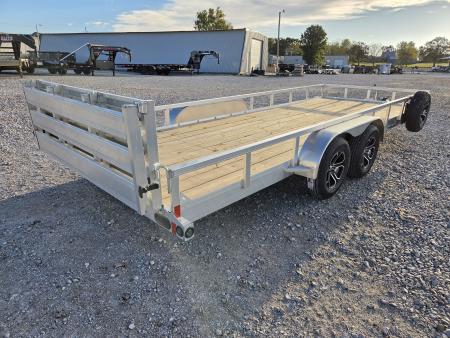 New 2027 Load Trail 83X20 TANDEM 7K ALUMINUM UTILITY W/BI-FOLD GATE & SPARE