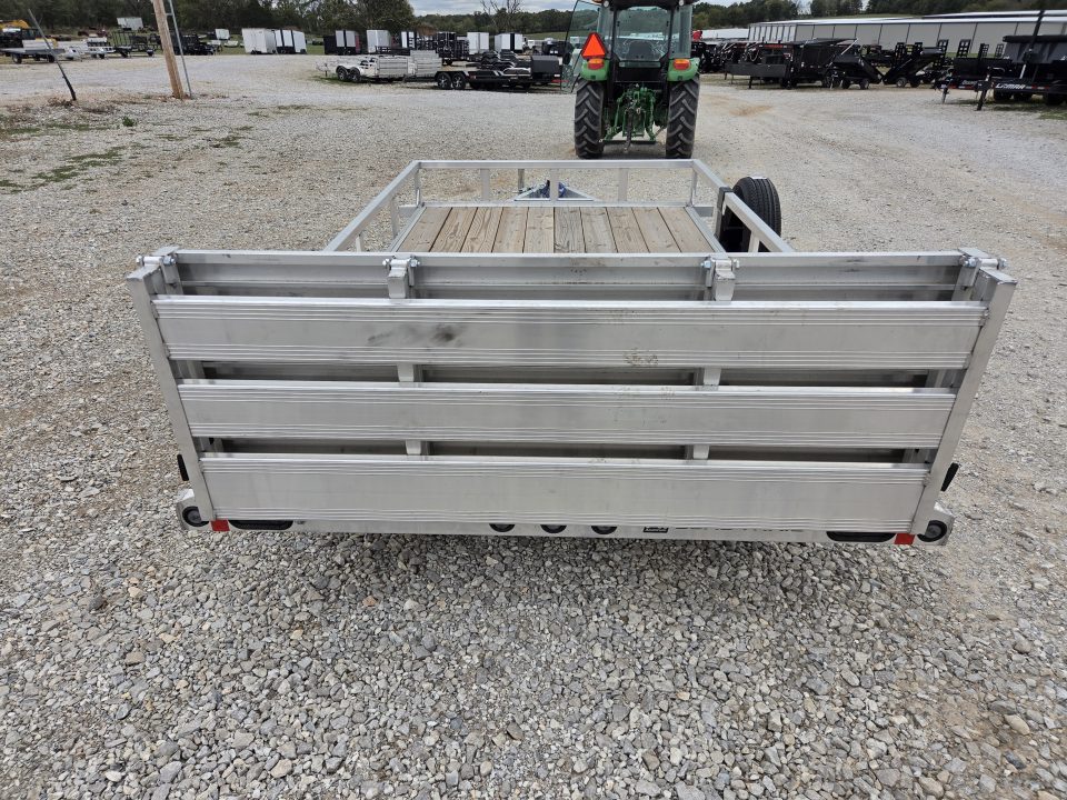 New 2027 Load Trail 77X12 SINGLE 3.5K ALUMINUM UTILITY W/BI-FOLD GATE & SPARE
