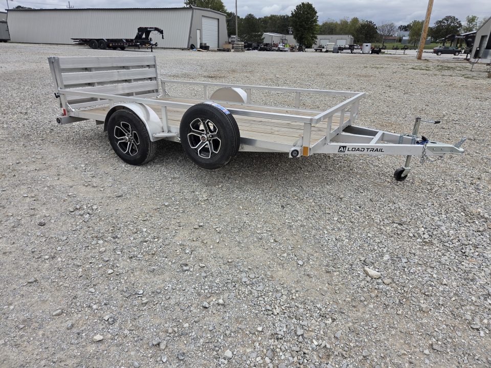 New 2027 Load Trail 77X12 SINGLE 3.5K ALUMINUM UTILITY W/BI-FOLD GATE & SPARE
