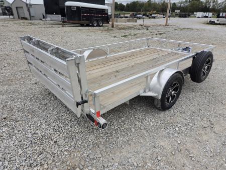 New 2027 Load Trail 77X12 SINGLE 3.5K ALUMINUM UTILITY W/BI-FOLD GATE & SPARE