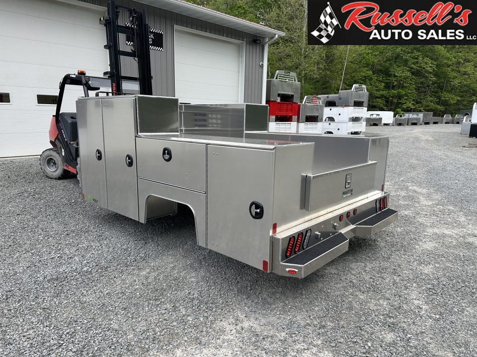 New Martin Truck Bodies Aluminum HFSB Service Body DRW 84  CA Cab and Chassis Tall Front Compartment SMOOTH APPEARANCE Service Bodies