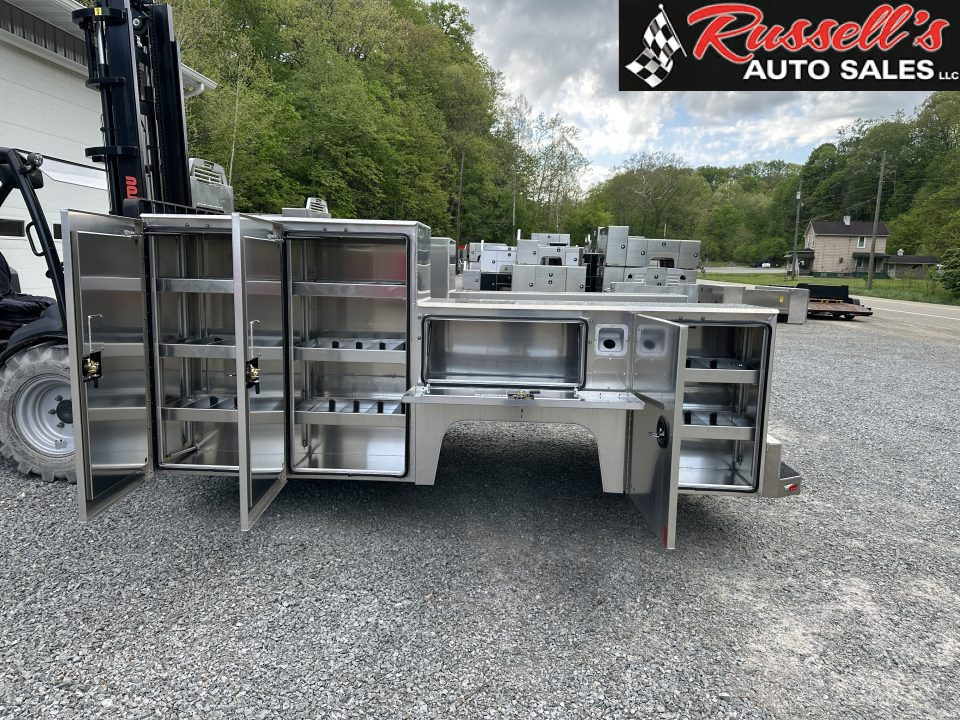 New Martin Truck Bodies Aluminum HFSB Service Body DRW 84" CA Cab and Chassis Tall Front Compartment SMOOTH APPEARANCE Service Bodies