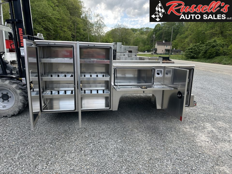 New Martin Truck Bodies Aluminum HFSB Service Body DRW 84" CA Cab and Chassis Tall Front Compartment SMOOTH APPEARANCE Service Bodies