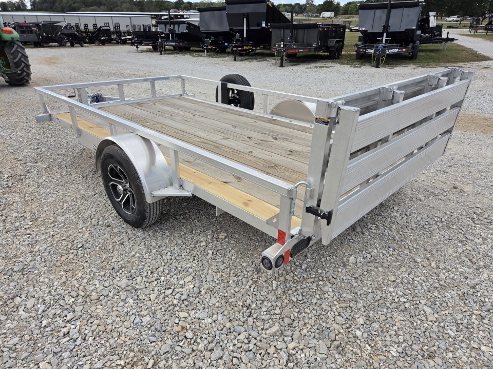 New 2027 Load Trail 77X12 SINGLE 3.5K ALUMINUM UTILITY W/BI-FOLD GATE & SPARE